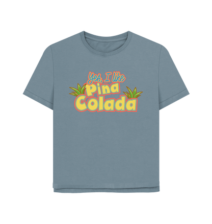 Stone Blue Pina Colada Women's Relaxed Fit T-shirt