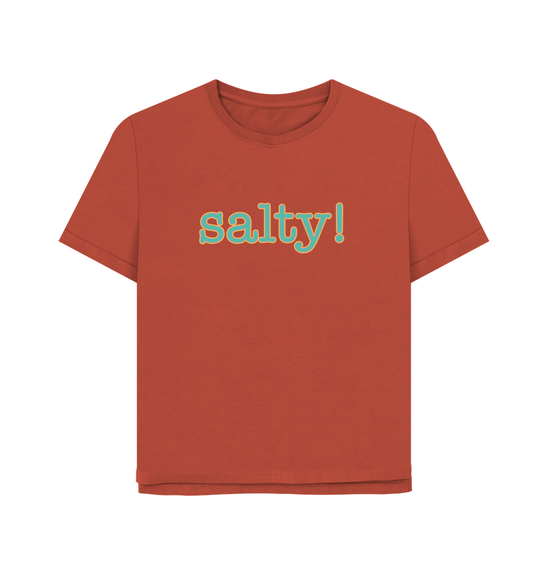 Rust Salty Women's Relaxed Fit T-shirt