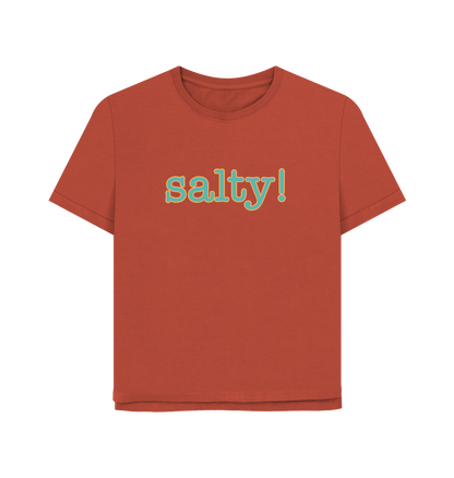 Rust Salty Women's Relaxed Fit T-shirt