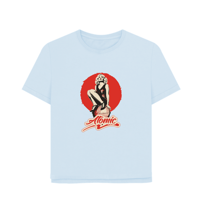 Sky Blue Atomic Women's Relaxed Fit T-shirt