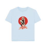 Sky Blue Atomic Women's Relaxed Fit T-shirt
