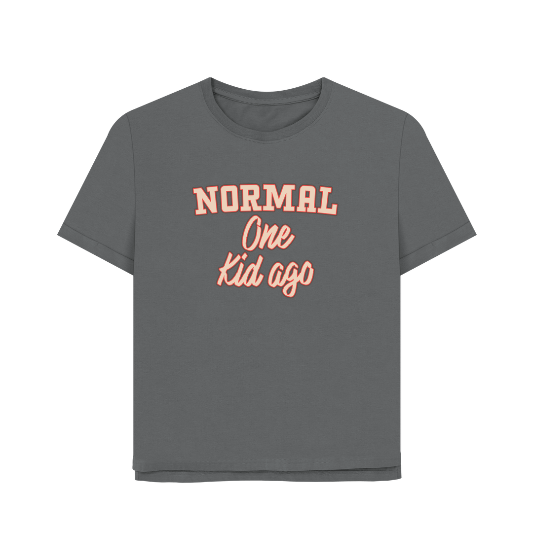 Slate Grey Normal One Women's Relaxed Fit T-shirt