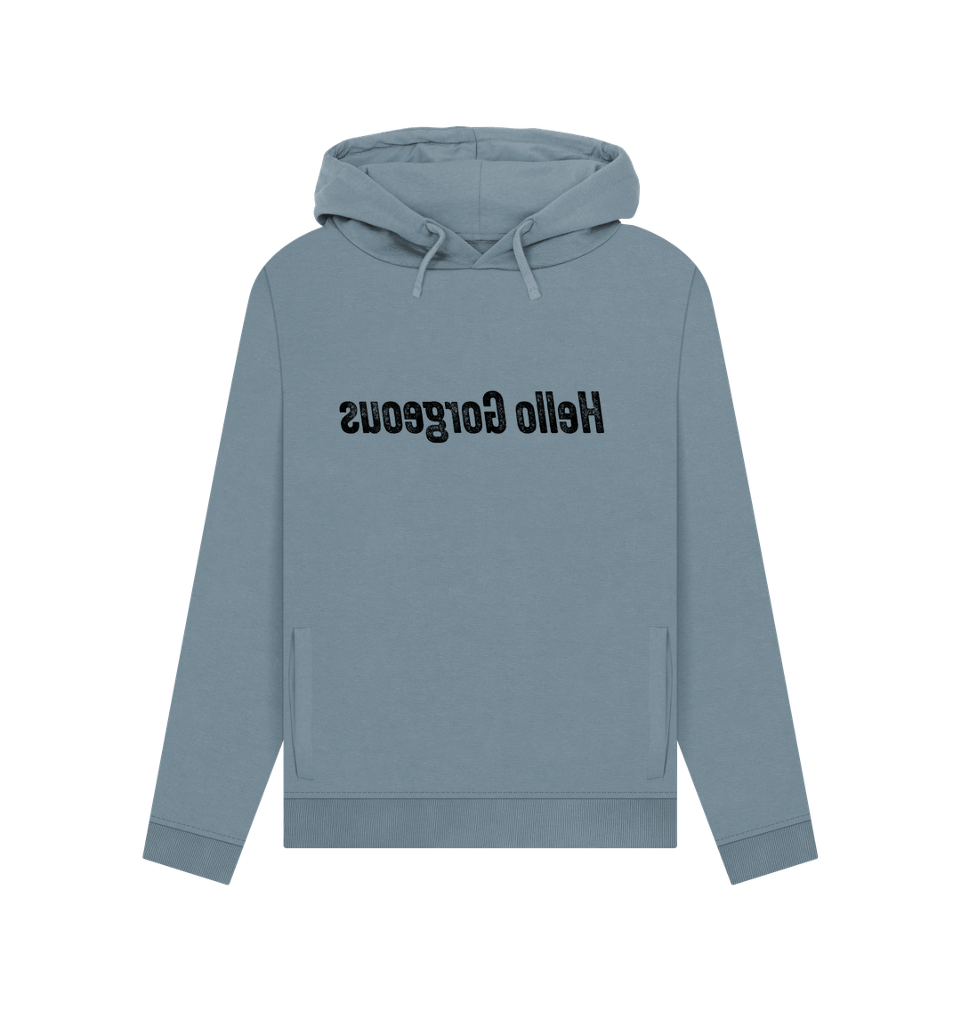 Stone Blue Hello Gorgeous Women's Hoodie
