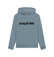 Stone Blue Hello Gorgeous Women's Hoodie