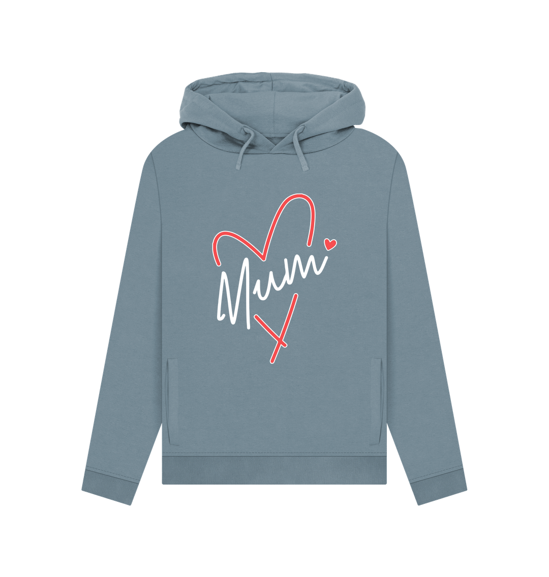 Stone Blue Mum Women's Hoodie