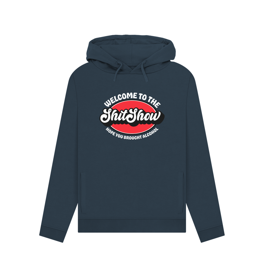 Navy Blue The Shitshow Women's Hoodie