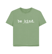 Sage Be Kind Women's Relaxed Fit T-shirt
