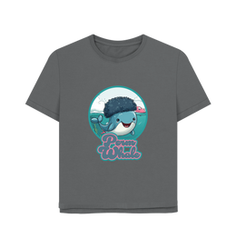 Slate Grey Printed T-shirt