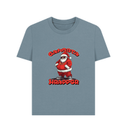 Stone Blue Gangsta Wrapper Women's Christmas T-shirt