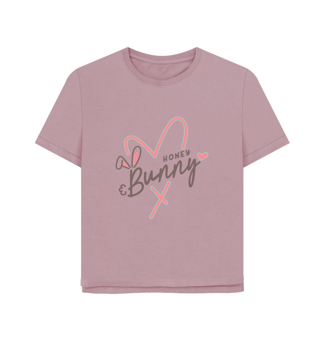 Mauve Honey Bunny Women's Relaxed Fit T-shirt