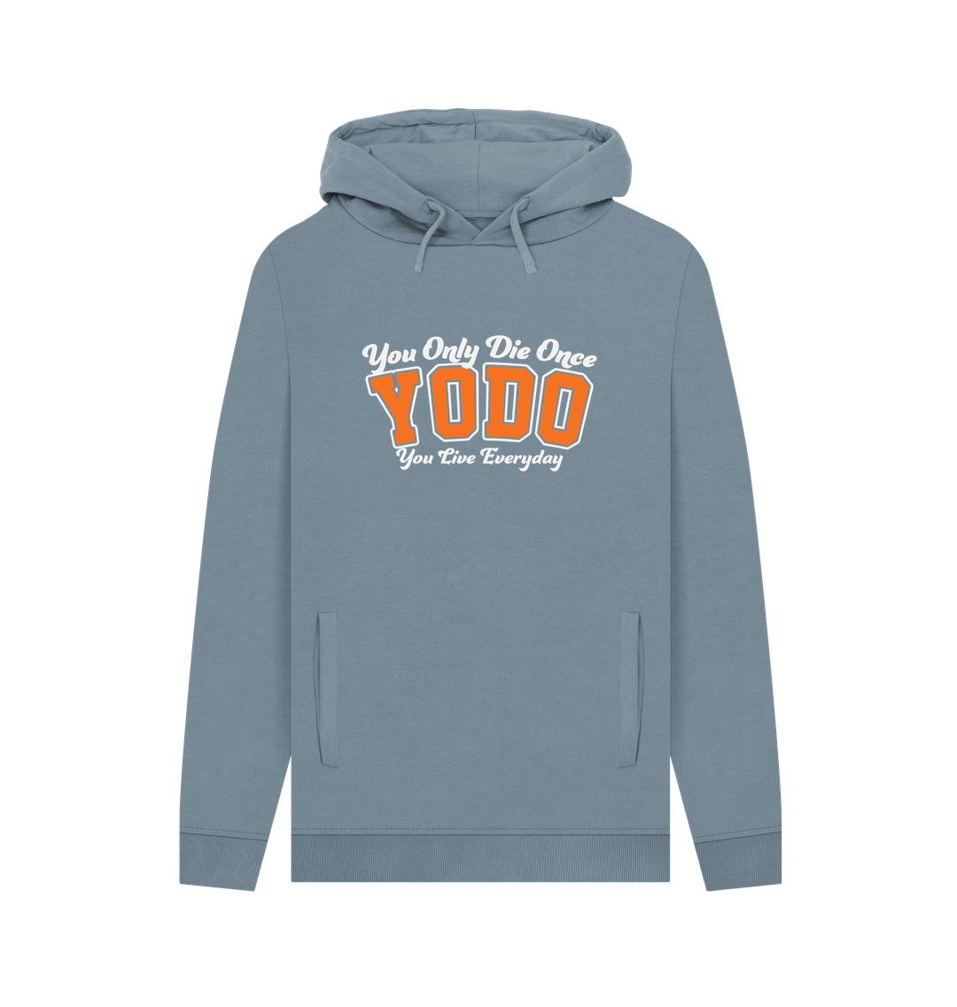 Stone Blue Yodo Men's Hoodie