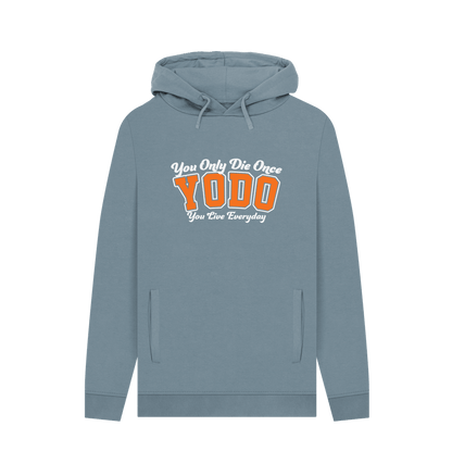 Stone Blue Yodo Men's Hoodie