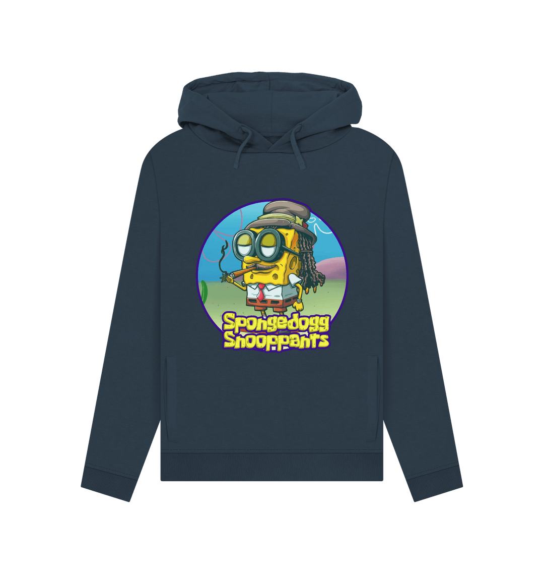 Navy Blue Spongedogg Snooppants Women's Hoodie