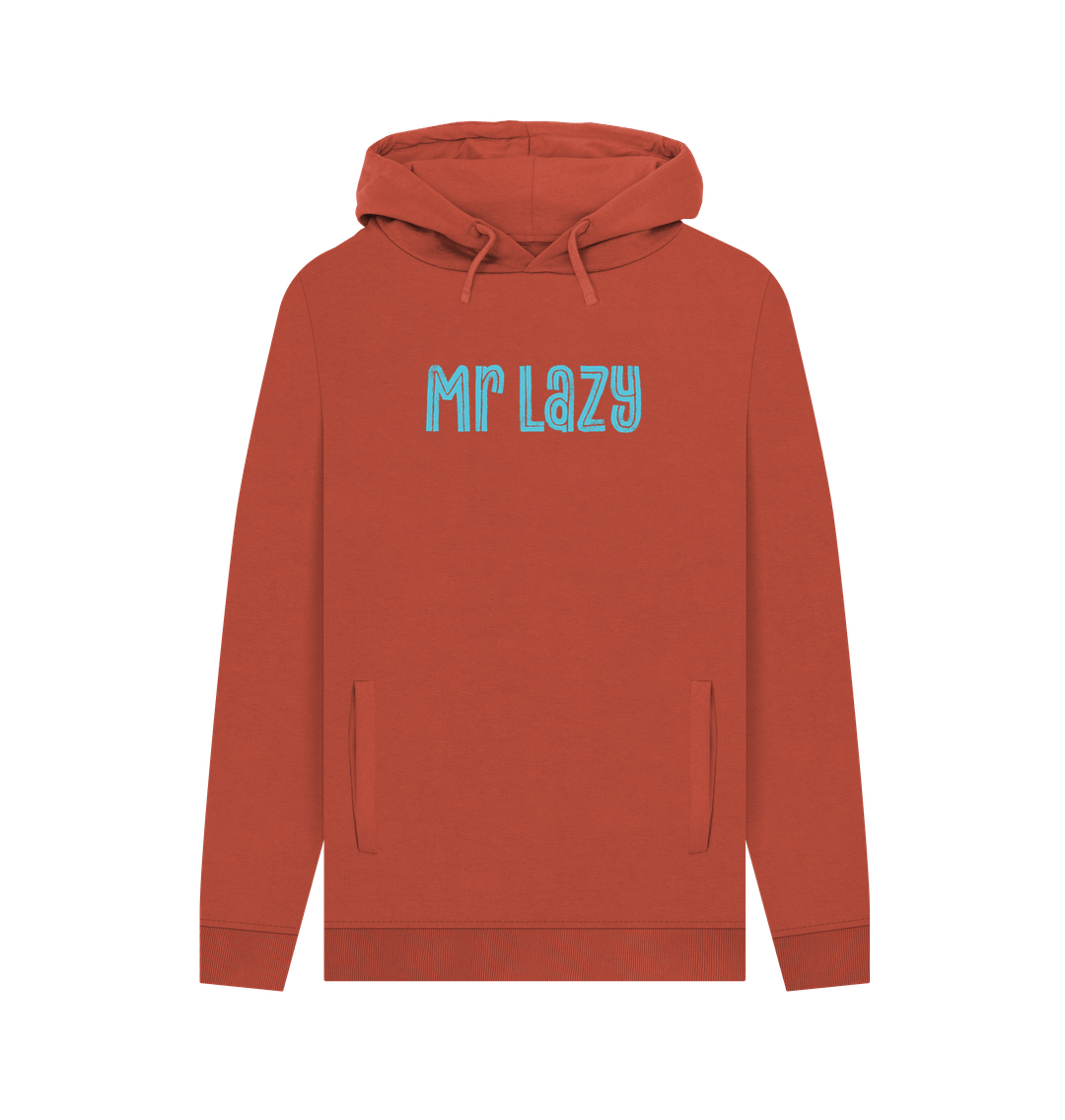 Rust Mr Lazy Men's Hoodie