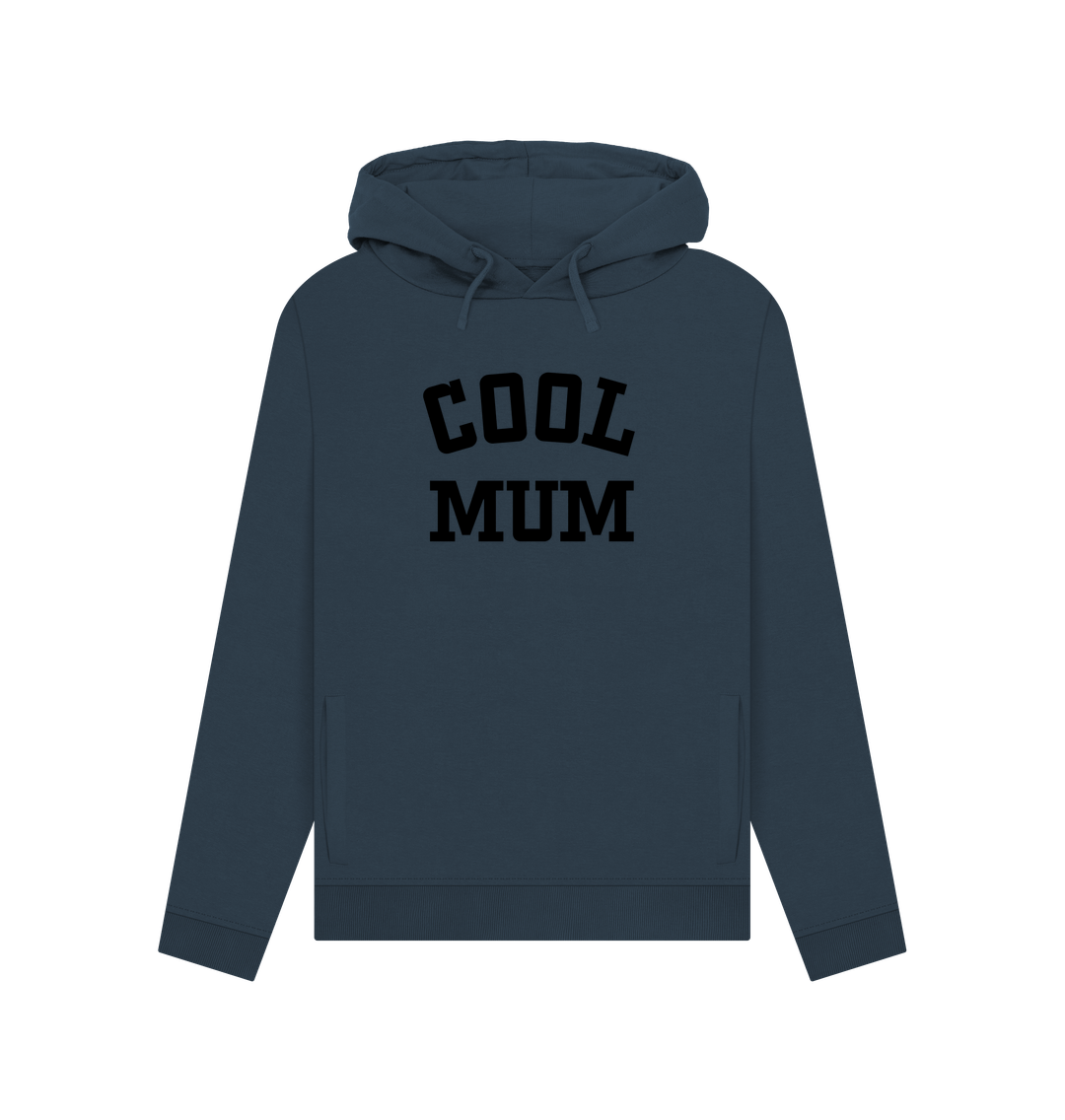Navy Blue Cool Mum Women's Hoodie