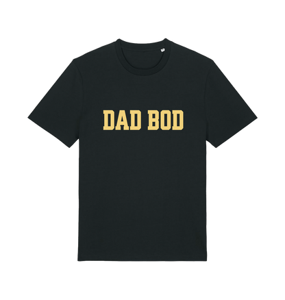 black dad t-shirt with the slogan dadbod