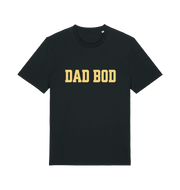 black dad t-shirt with the slogan dadbod