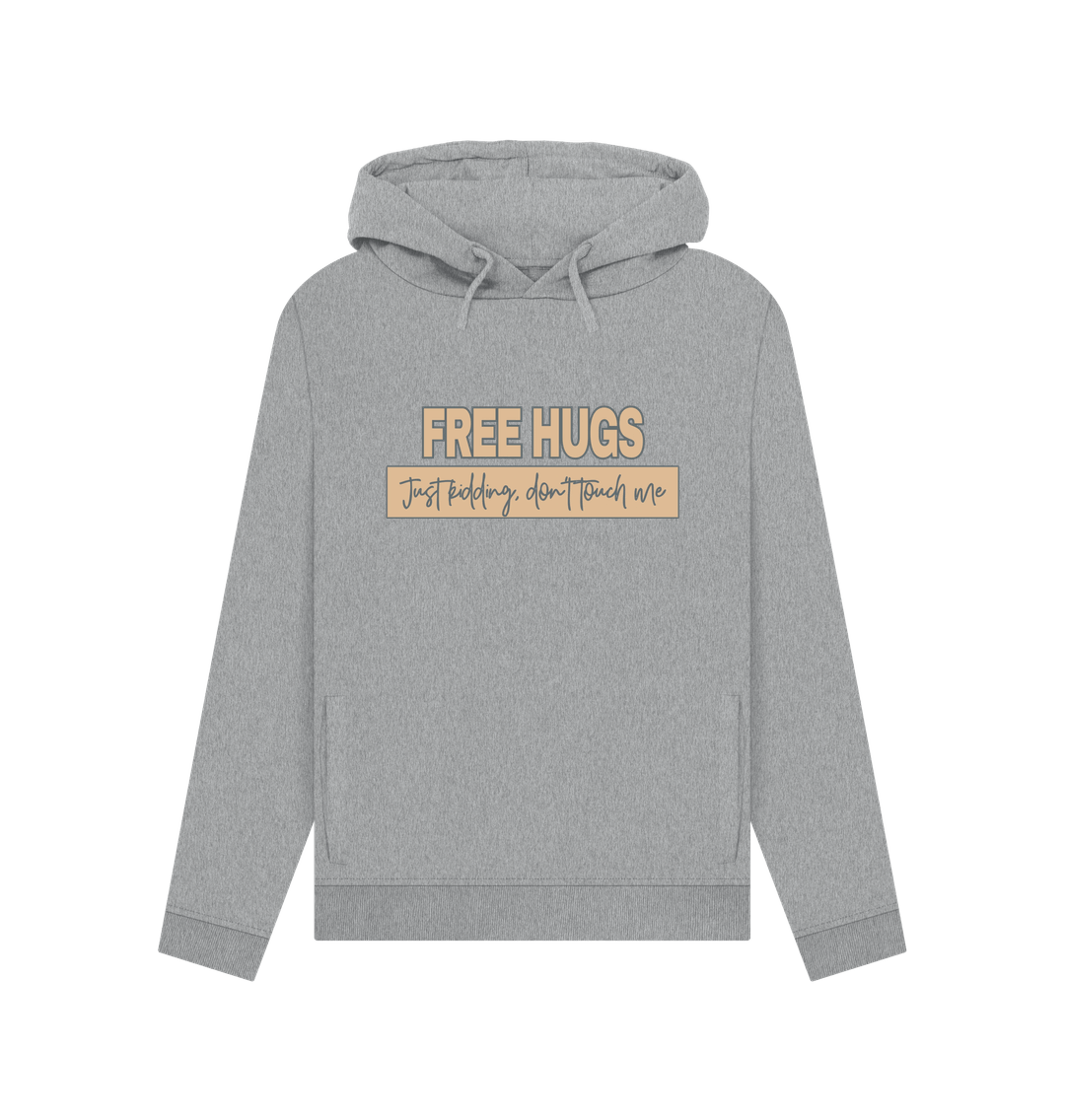 Light Heather Free Hugs Women's Hoodie