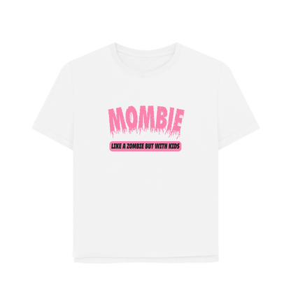 White Mombie Women's Relaxed Fit T-shirt