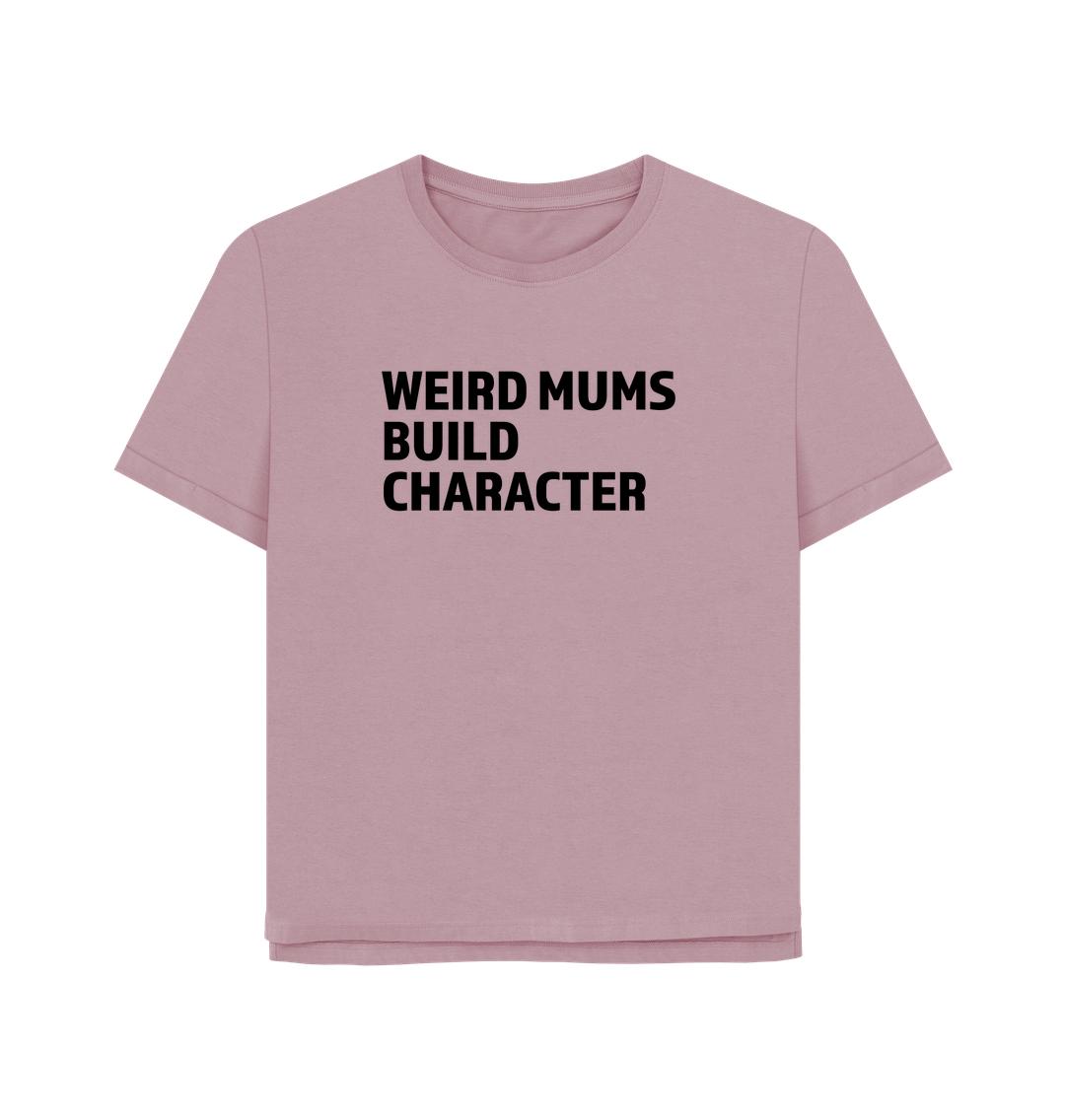 Mauve Weird Mums Women's Relaxed Fit T-shirt