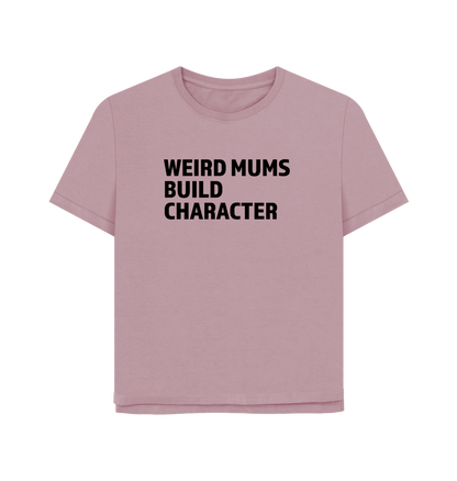 Mauve Weird Mums Women's Relaxed Fit T-shirt