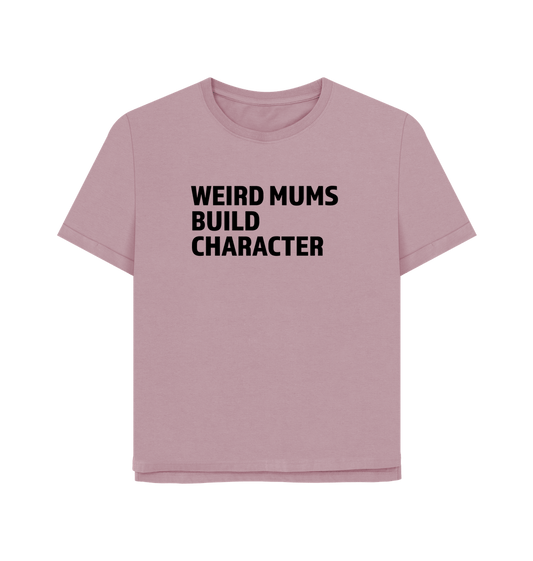 Mauve Weird Mums Women's Relaxed Fit T-shirt