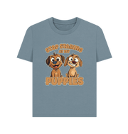 Stone Blue Stop Puppies Women's T-shirt