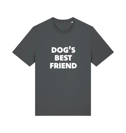 grey animal t-shirt with the slogan 'dogs best friend'