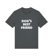 grey animal t-shirt with the slogan 'dogs best friend'