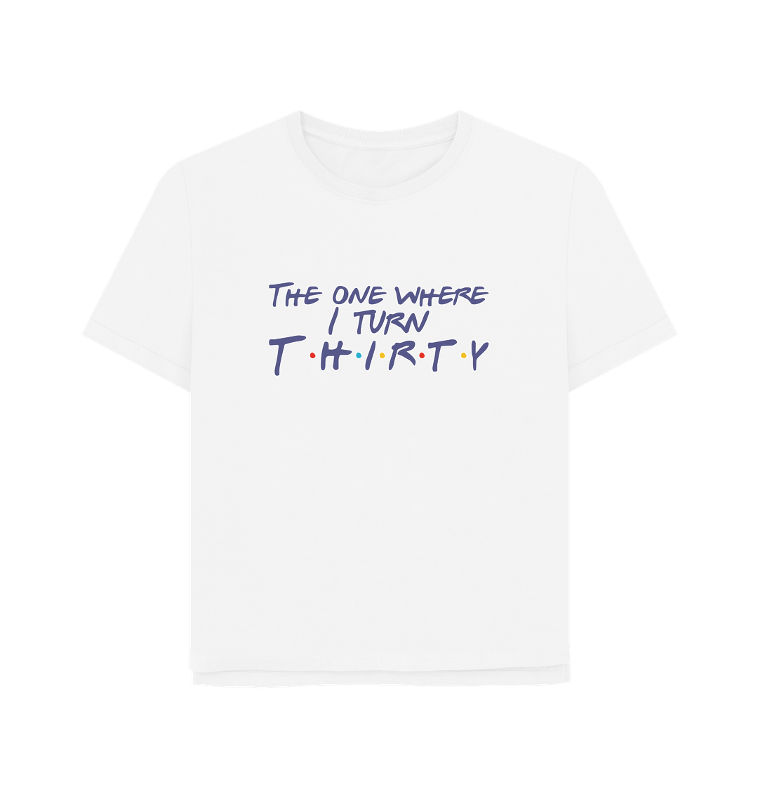 White Turn Thirty Women's Relaxed Fit T-shirt