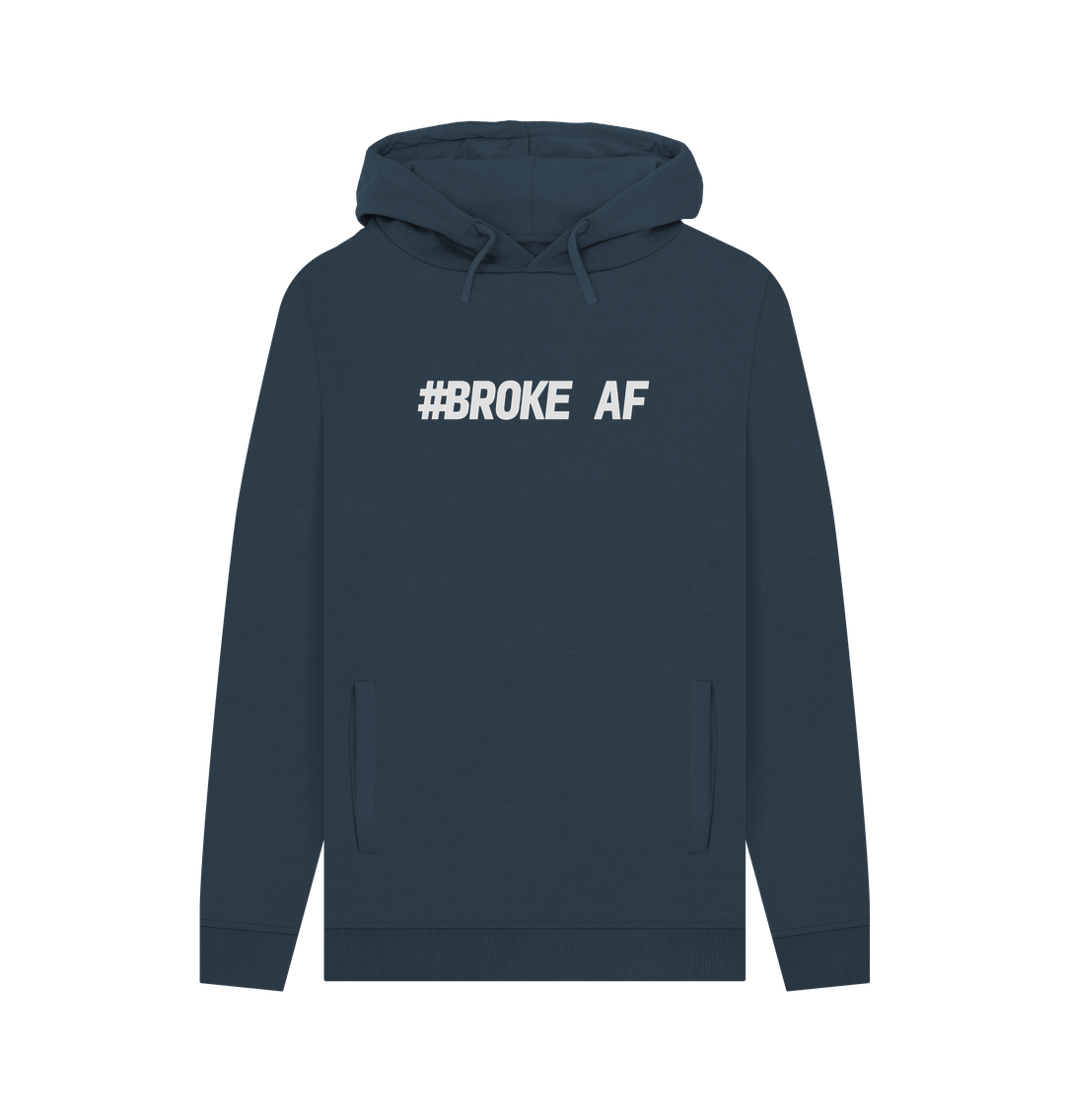 Navy Broke Men's Hoodie
