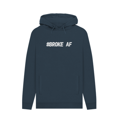 Navy Broke Men's Hoodie