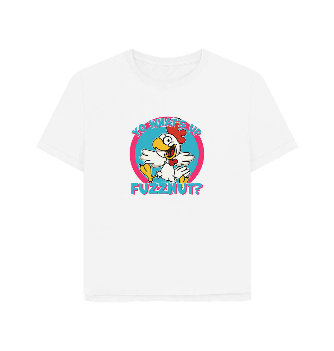 White Fuzznut Women's Relaxed Fit T-shirt
