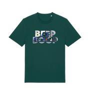 Glazed Green Printed T-shirt Front