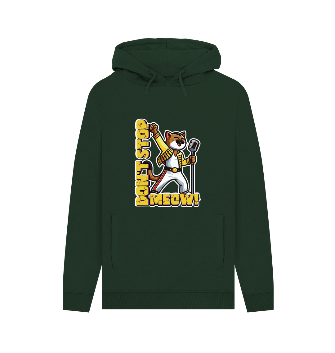 Evergreen Don't Stop Meow Men's Hoodie