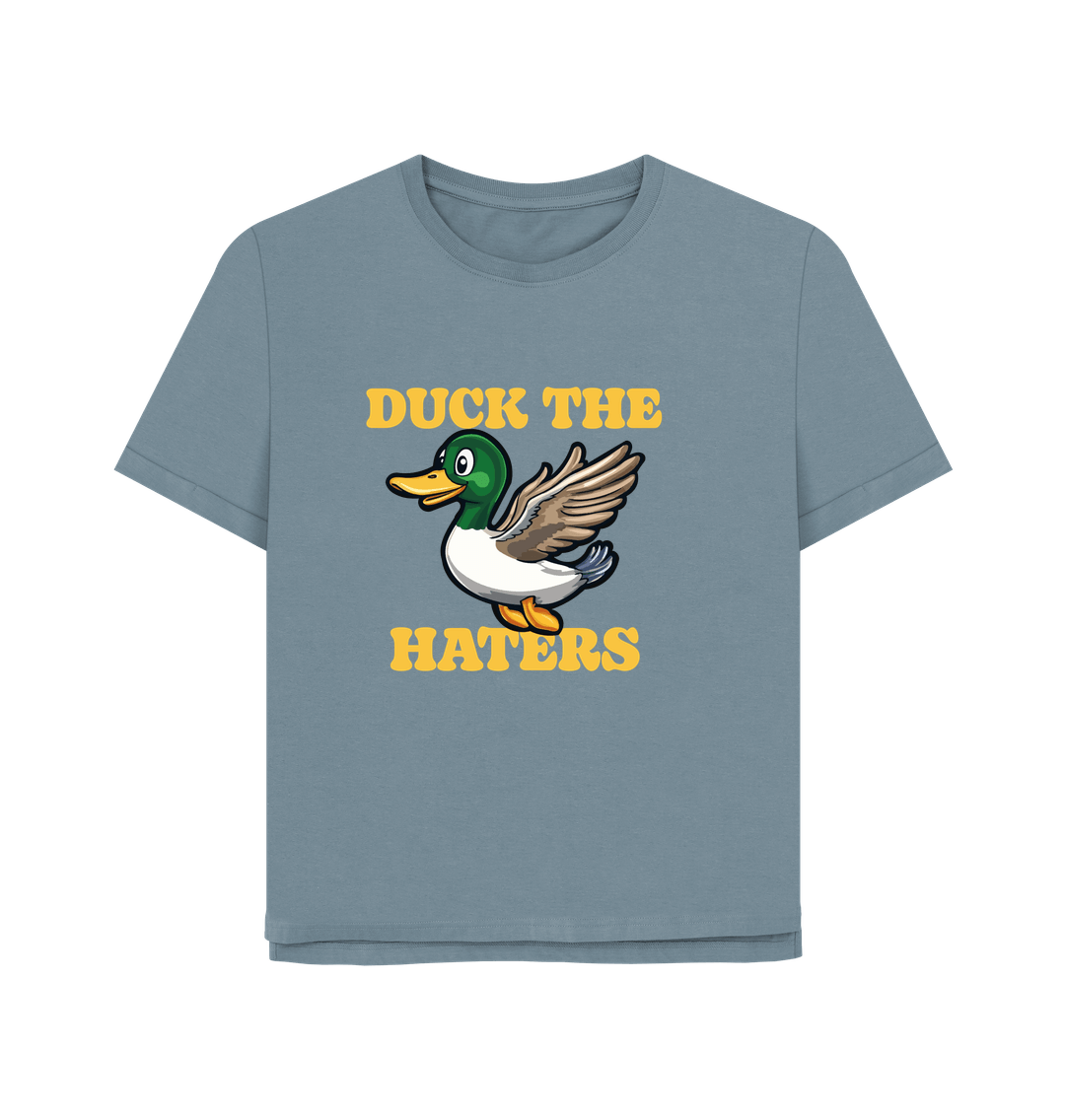 Stone Blue Printed T-shirt