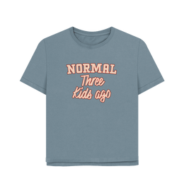 Stone Blue Normal Three Women's Relaxed Fit T-shirt