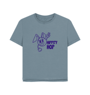 Stone Blue Hippety Hop Women's Relaxed Fit T-shirt