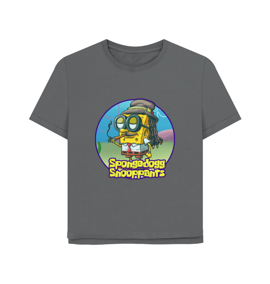 Slate Grey Spongedogg Snooppants Women's Relaxed Fit T-shirt