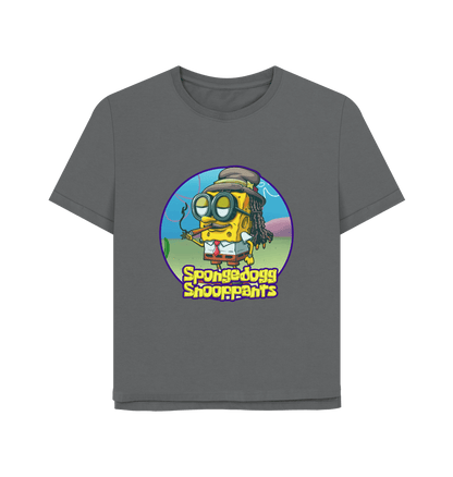 Slate Grey Spongedogg Snooppants Women's Relaxed Fit T-shirt