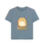 Stone Blue Printed T-shirt