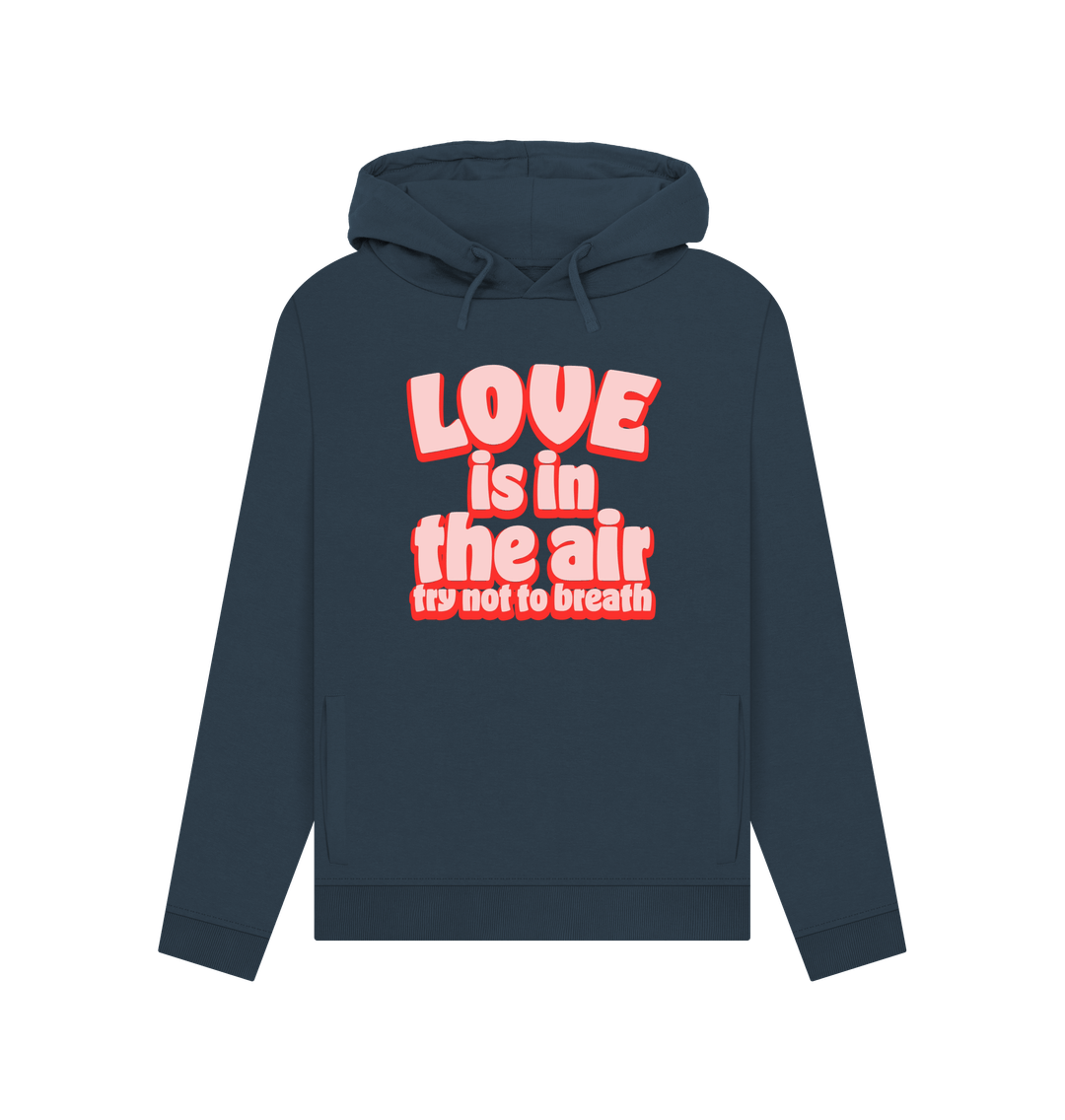 Navy Blue Love Women's Hoodie