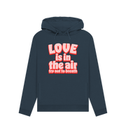 Navy Blue Love Women's Hoodie
