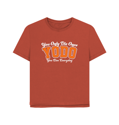 Rust Yodo Women's Relaxed Fit T-shirt