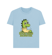 Milky Blue Printed T-shirt