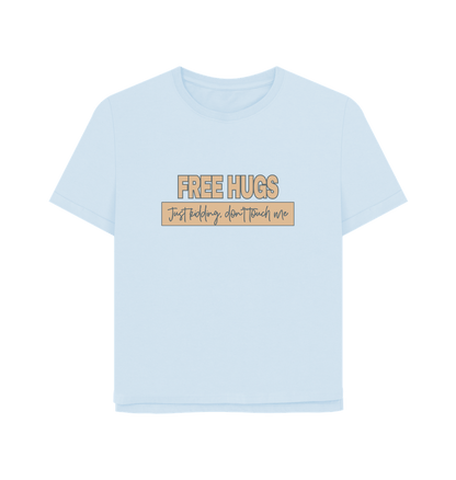 Sky Blue Free Hugs Women's Relaxed Fit T-shirt