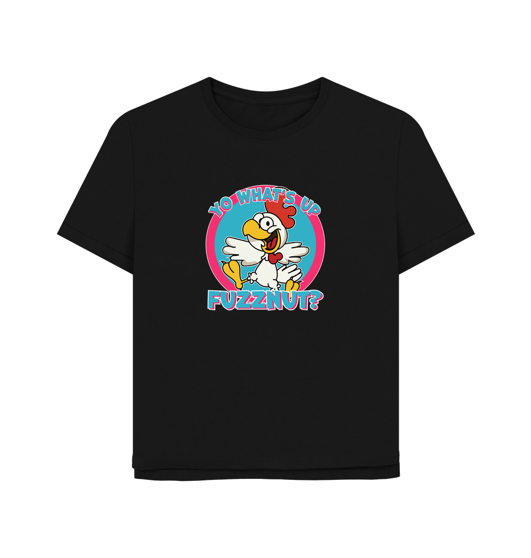 Black Fuzznut Women's Relaxed Fit T-shirt