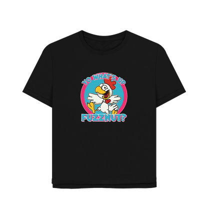 Black Fuzznut Women's Relaxed Fit T-shirt