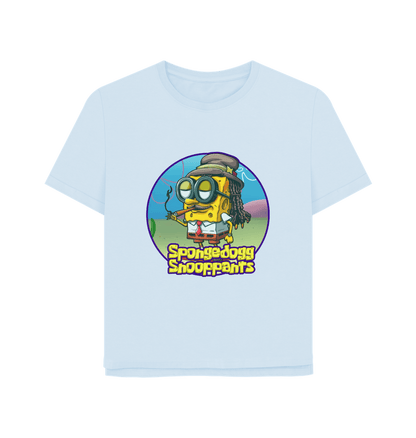 Sky Blue Spongedogg Snooppants Women's Relaxed Fit T-shirt