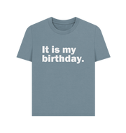Stone Blue My Birthday Women's T-shirt